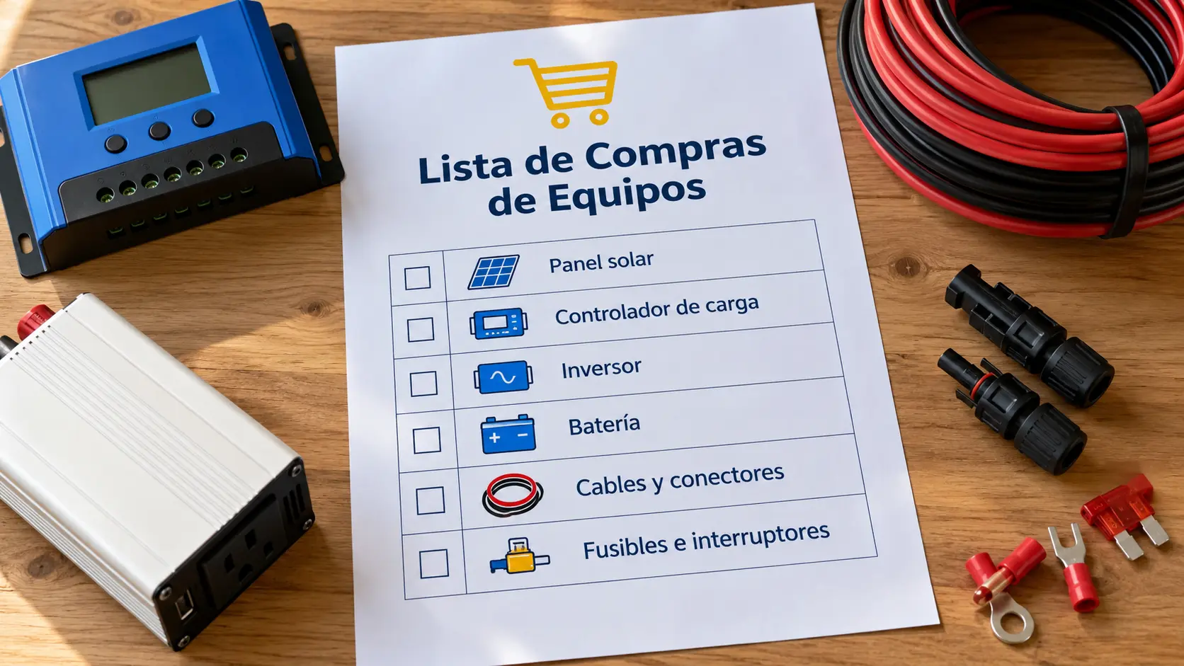 Lista de Compras de Equipos